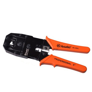 Kìm bấm cáp mạng và điện thoại Asaki AK-9003 3 chức năng 4P6P8P