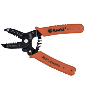 Kìm tuốt dây điện dẹp Asaki AK-9101 6inch 0.6-2.6mm2 Kìm tuốt dây điện dẹp Asaki AK-9101 6inch 0.6-2.6mm2