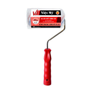 Lăn sơn Việt Mỹ dài 11cm lông sọc xanh đỏ