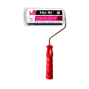 Lăn sơn Việt Mỹ dài 15cm lông màu kem Mã VM15