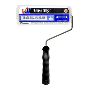 Lăn sơn Việt Mỹ dài 9in lông màu kem Mã VM1