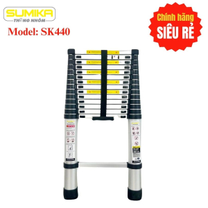 Thang nhôm rút gọn Sumika SK440 cao 4,4 mét Thang nhôm rút gọn Sumika SK440 cao 4,4 mét