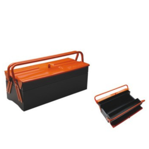 Thùng đồ nghề bằng sắt 2 ngăn 50x20x18cm Asaki AK-9956